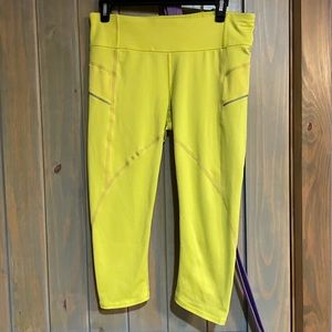 Athleta yellow capris